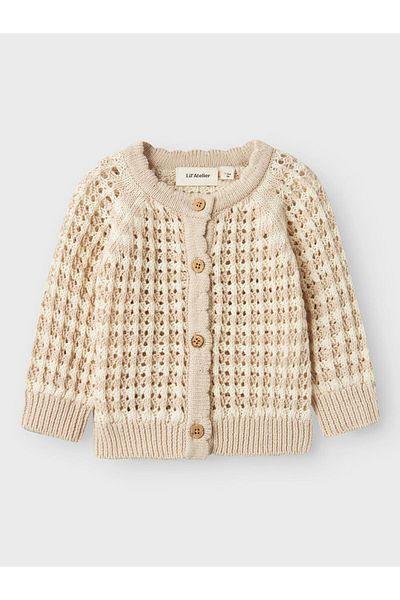 Lil' Atelier Baby Strickjacke Bio-Baumwoll