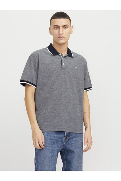 Jack & Jones Premium Poloshirt Einfarbig Polokragen Poloshirt