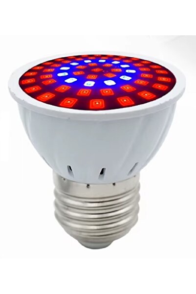 PeriStore 2 Adet Bitki Yetiştirme LED Ampul 220V - 80 Led Tam Spektrum Fitooo Lamba E27