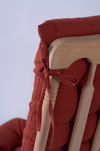 ALTINPAMUK Selen Luxury 120x50cm Brick Color Swing Cushion - Rocking Chair, Bench Model (Cushion Only)