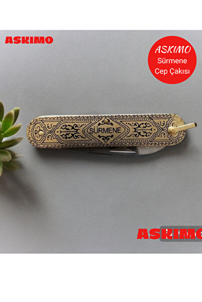 Askımo Sürmene Çakısı Işlemeli Trabzon Sürmenesi Cep Boy