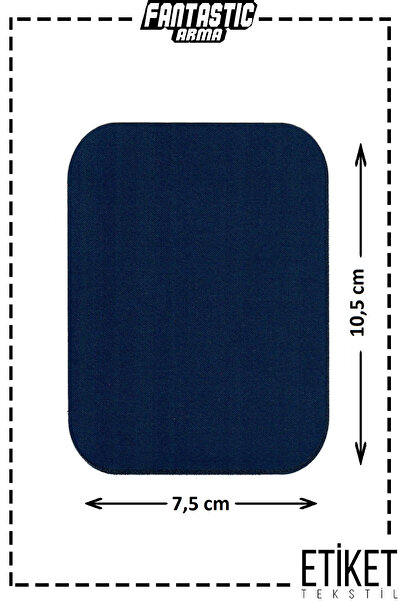 FANTASTIC ARMA Pack of 4 Iron-On Woven Arma Patch for Clothes & Clothes (Dark Blue) Patch Easy Application