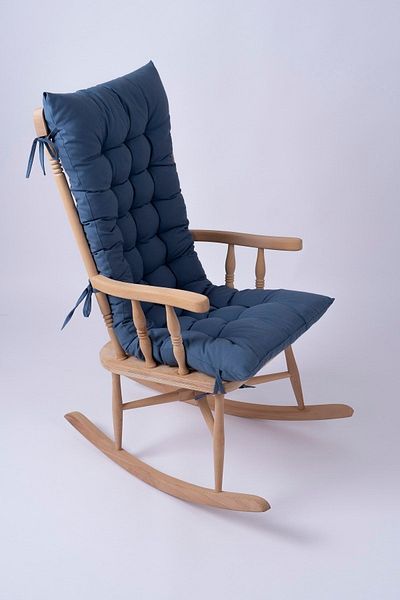 ALTINPAMUK Μαξιλάρι πολυτελούς καρέκλας Selen - 120x50cm Χρώμα βενζίνης, Μαξιλάρι κούνιας πάγκου