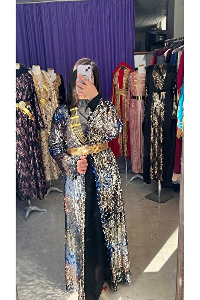 ABAYLAR Işıltılı kaftan