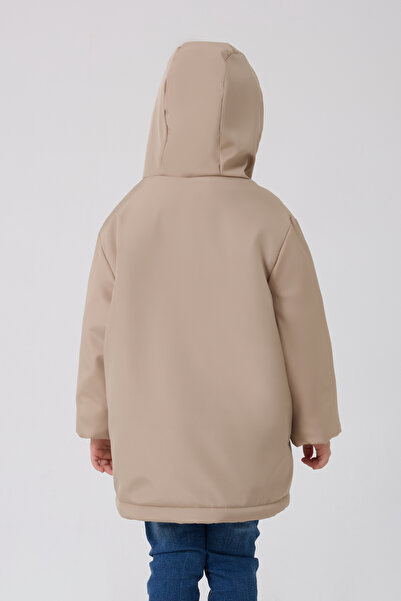 freemen Erkek Çocuk Taş Kürklü Su Ve Rüzgar Geçirmez Kapüşonlu 3 Kışlık Mont & Kaban & Parka