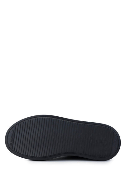 Tamer Tanca Erkek Hakiki Deri Siyah Deri Sneakers & Spor Ayakkabı