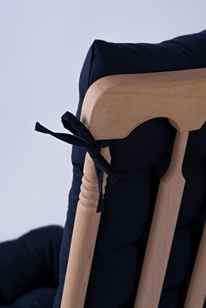 ALTINPAMUK Selen Luxury 120x50cm Dark Blue Chair - Bench, Swing Cushion (Cushion Only)