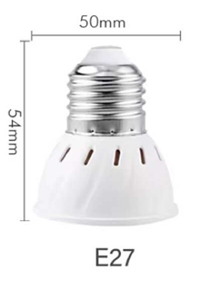 PeriStore 2 Adet Bitki Yetiştirme LED Ampul 220V - 80 Led Tam Spektrum Fitooo Lamba E27