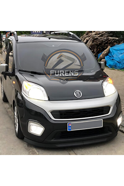 SHOOPLAA Fiat Fiorino 2008-2023 Uyumlu H lip Esnek Ön Lip 2 Parça Karlık Ön E...
