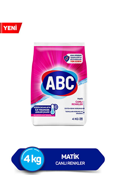 ABC Matik Canlı Renkler 4 Kg