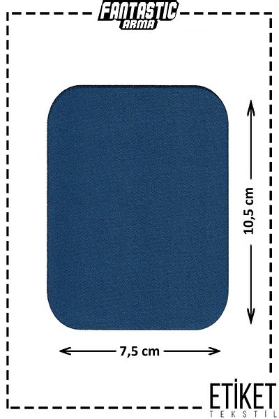 FANTASTIC ARMA Patch de armă țesut care se lipsește cu călcat pentru îmbrăcăminte și haine (ALBASTRU) Patch Ușor de aplicat