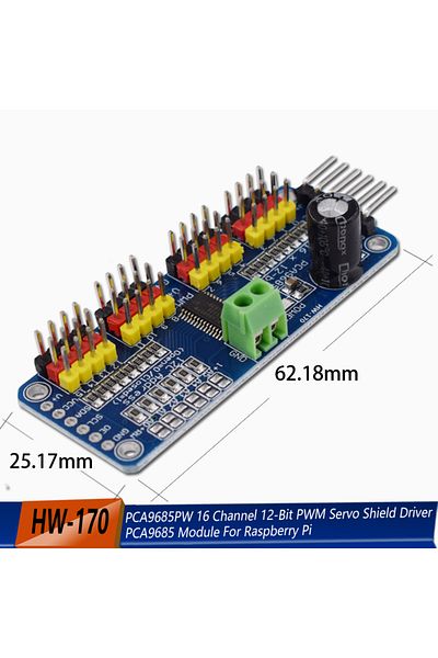 Choice Pca9685 Module Pca9685pw 16 Channel 12-bit Pwm Servo Shield Driver I2c Interface Pca9685 Module For
