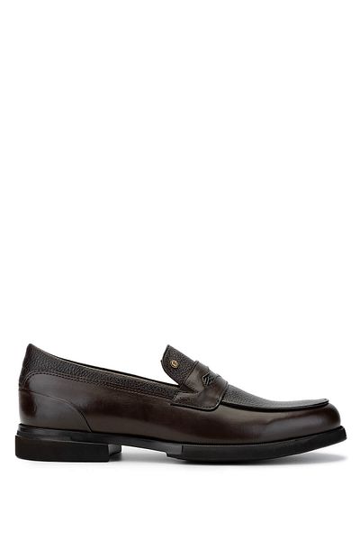 Tamer Tanca Men's Leather Brown Loafer Shoes