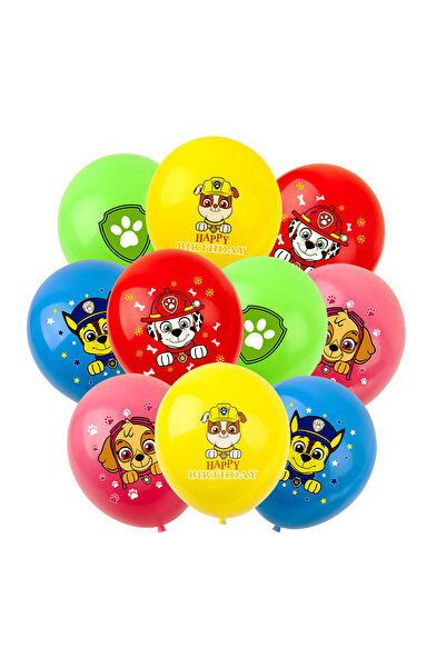 Choice بالونات باو باترول 10 قطع، بالونات لاتكس لون سادة مقاس 12 بوصة، مثالية...