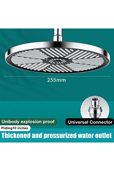 Choice رأس دش مطري جديد من Top Spray-B مقاس 10 بوصات، رأس دش عالي الضغط، موفر...