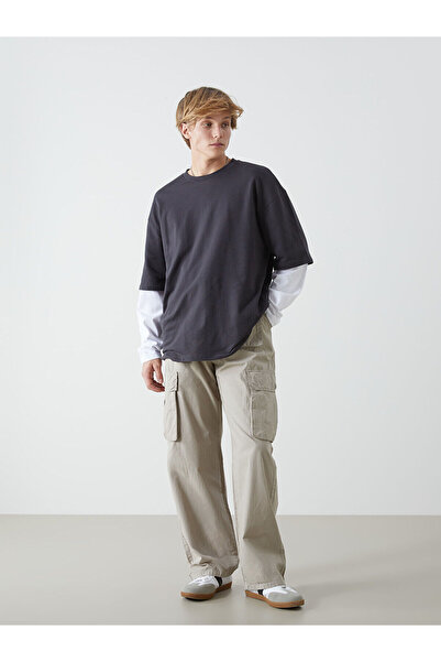 LC Waikiki Green Comfortable Fit Men's Cargo Pants