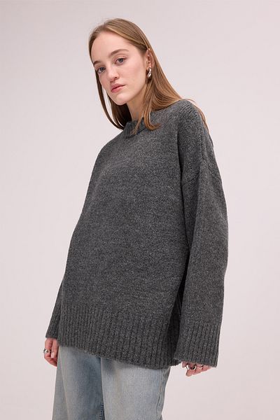 Addax Crew Neck Basic Knitwear Sweater K2920-A5