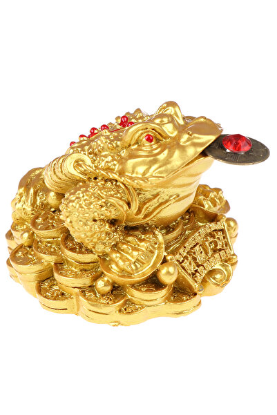 JETTING أ -GD فنغ شوي الضفدع المال الحظ الثروة الصينية الضفدع الذهبي عملة زين...