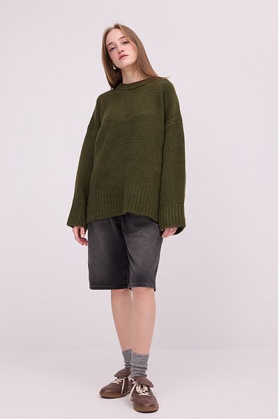Addax Crew Neck Basic Knitwear Sweater K2217-C3