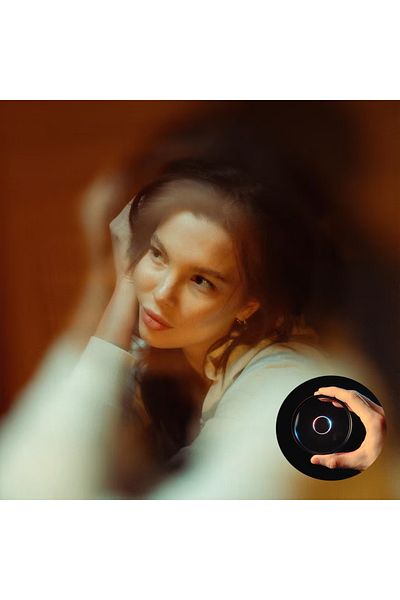 SHEJI 67mm Diopter 2 Center Spot Special Effects Pinhole Fx Lens Filter For Photo Video