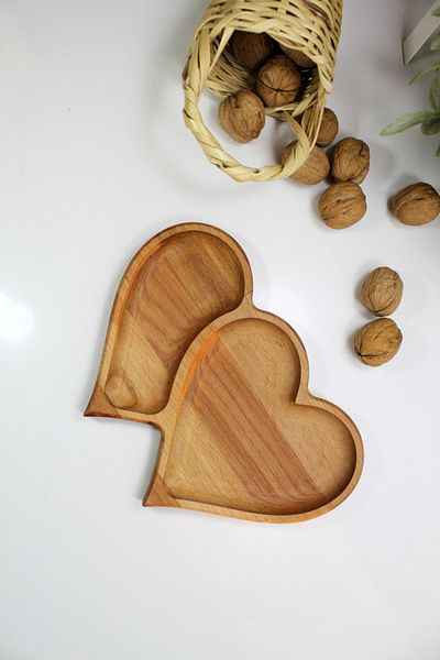 Teknofors Heart Shaped Presentation and Tea Coffee Serving Plate