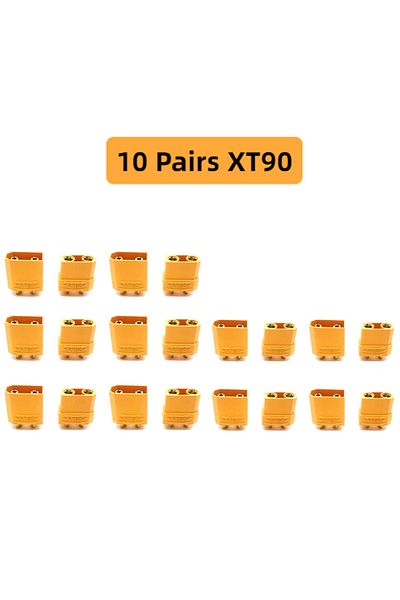 Choice 10 Pairs Mf Wholesale 10pcs Xt90 Xt-90 Plug Male Female Bullet Connectors Plugs For Rc Lipo Battery