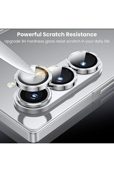 Choice Samsung Z Fold 6 Black Ring Cover 3pcs Camera Lens Film Back Tempered Glass For Samsung Z Fold 4 5 6