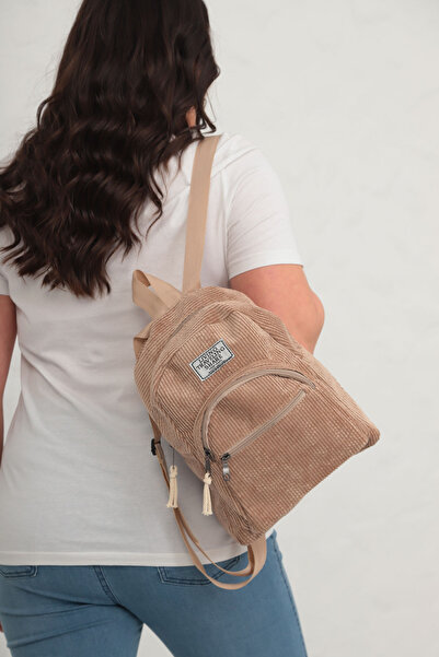 tarzımsüper Dámský komfortní model nové sezóny se sametovou šňůrkou, dvoukomorová přední kapsa školní sportovní cestovní batoh