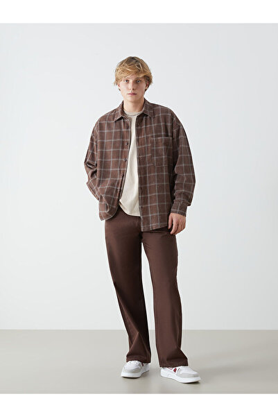 LC Waikiki Brown Standard Fit Men's Trousers