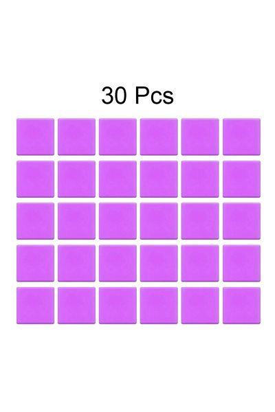 QIZITENG Purple-30pcs Diy Diamond Painting Purple Wax Mud 2*2cm Dotting Gluecross Stitch Wax Mud Glue Tool D