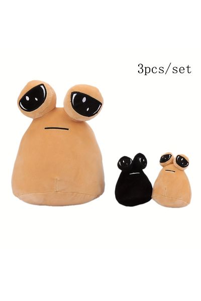 Choice Set 3pcs Hot Game Figure Pou Plush Toys My Pet Alien Pou Set Mother With Baby Pou Plushies Stuffed D