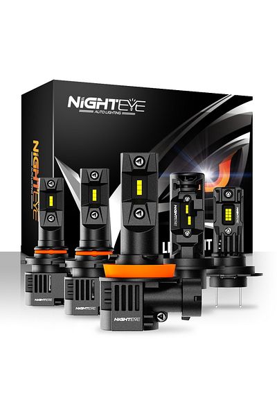 Choice لمبات H7 Nighteye H7 LED Canbus 35000lm Led H4 H11 H8 H9 9005 Hb3 9006 Hb4 مصابيح سيارة 80 واط 6500 كيلو أبيض