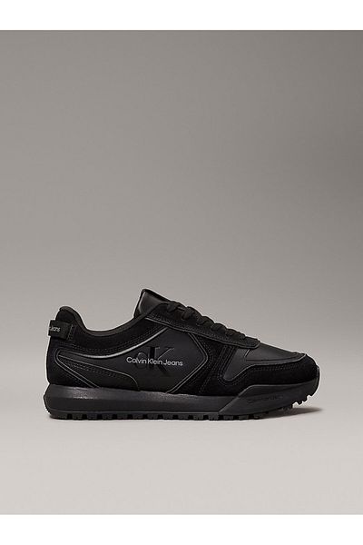 Calvin Klein Pánské tenisky – kožená směs s logem, YM0YM 006240 GJ