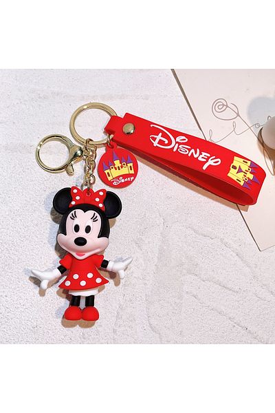 Choice Kc4320 Disney Mickey Mouse Keychain For Women Anime Cute Minne Figure Doll Keyring Couple Bag Penden