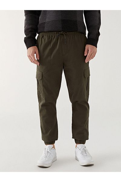 LC Waikiki Ανδρικό παντελόνι Jogger Standard Mold Gabardine
