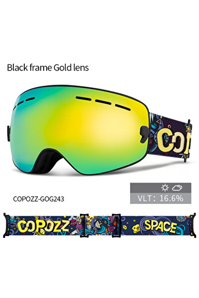 Choice نظارات تزلج للأطفال من عمر 4 إلى 15 عامًا من Space Cat COPOZZ مضادة لل...