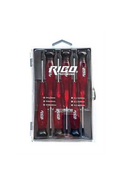 Rico 6 Parça Kraft Klasik Saatçi Küçük Tornavida Seti 013-kk1969