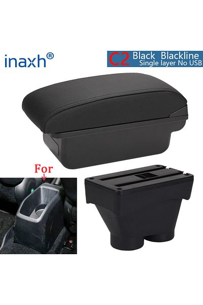Choice C2 Black Line No Usb For Peugeot 208 Armrest Box Storage Box Car Accessories Retrofit Parts Interior