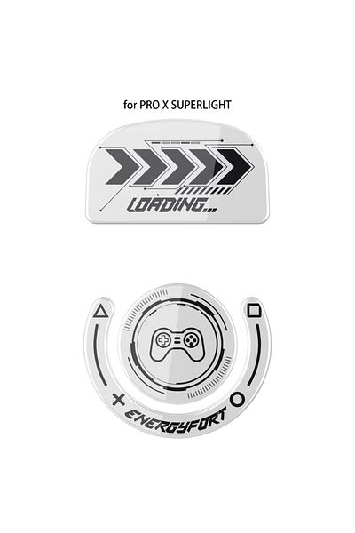 Choice White Glasses Mouse Feet Skates For Logitech G Pro X Superlight Sticker Rounded Curved Edge Gpxs Gli