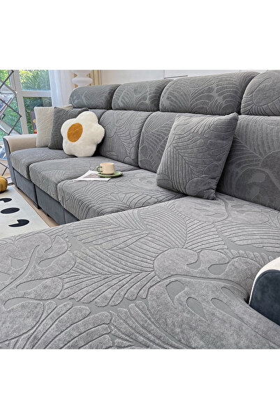 Choice وسادة ظهر S رمادية داكنة غطاء وسادة أريكة عالمي متعدد الفصول عالي المرونة مضاد للحيوانات الأليفة ومضاد للأوساخ والماء