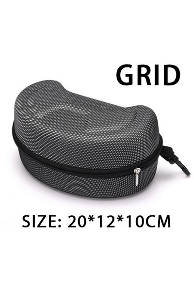 Choice A Portable Eva Ski Glasses Protector Case Snowboard Skiing Eyewear Carrying Case Zipper Hard Box Ho.
