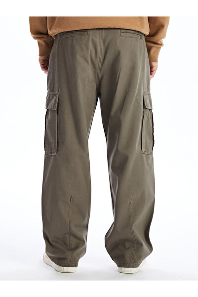 LC Waikiki Brown Comfortable Fit Gabardine Men's Cargo Pants