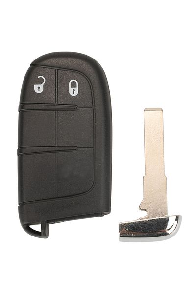 jingyuqin 2 Buttons Sip22 Blade Smart Remote Car Key Shell Fob For Jeep Renegade Compass 3/4/5 Butto