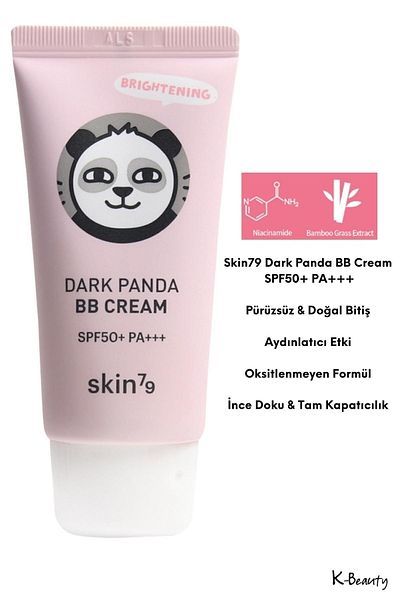 Skin79 Dark Panda Bb Cream Spf50 Pa Moisturizing and Brightening Skin Tone Equalizing Bb Cream-30Ml