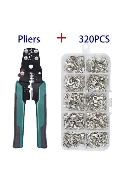Choice 320pcs With Pliers 320pcs With Pliers 320pcs Crimp Terminal Kit With Electrical Connector U/o Splici