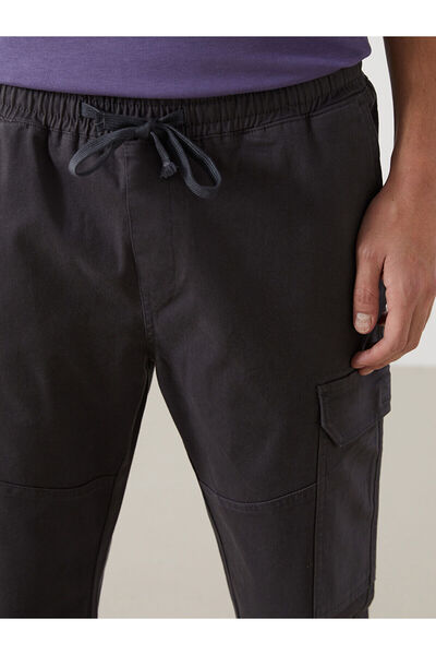 LC Waikiki Anthracite Standard Fit Gabardine Men's Jogger Pants