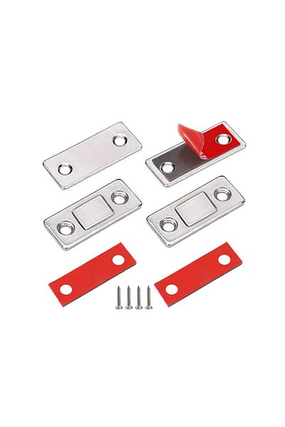 Choice 2pack 2 Pack Ultra Thin Cabinet Magnetic Catch Adhesive Drawer Magnet Catch For Kitchen Closet Door