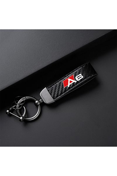 Choice Black-a6 Car Keychain Horseshoe Buckle Jewelry For Audi A3 A4 A5 A6 A7 A8 Q3 Q5 Q7 Q8 Sline S Line C