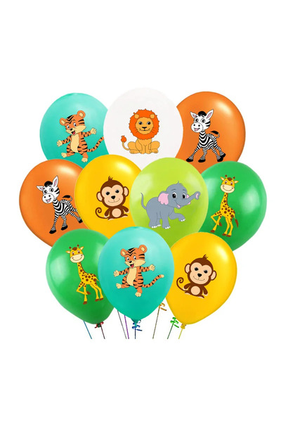 Choice 10 قطع 10 قطع 12 بوصة بالونات لاتكس حيوانات مختلطة مقاس 12 بوصة لوازم ...