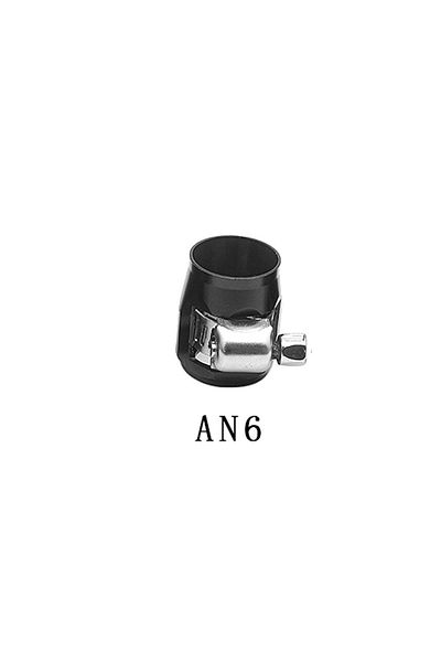 Choice Black-an6 An4/an6/an8/an10/an12 Fuel Line Hose Finisher Clamp Finisher Aluminum Car Modification Acc